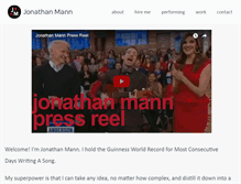 Tablet Screenshot of jonathanmann.net